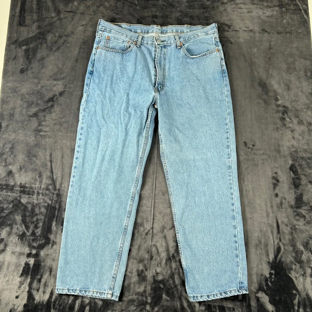 Levi's 550 Relaxed Fit Jeans Mens 38x30 Light Wash Denim Tapered Leg